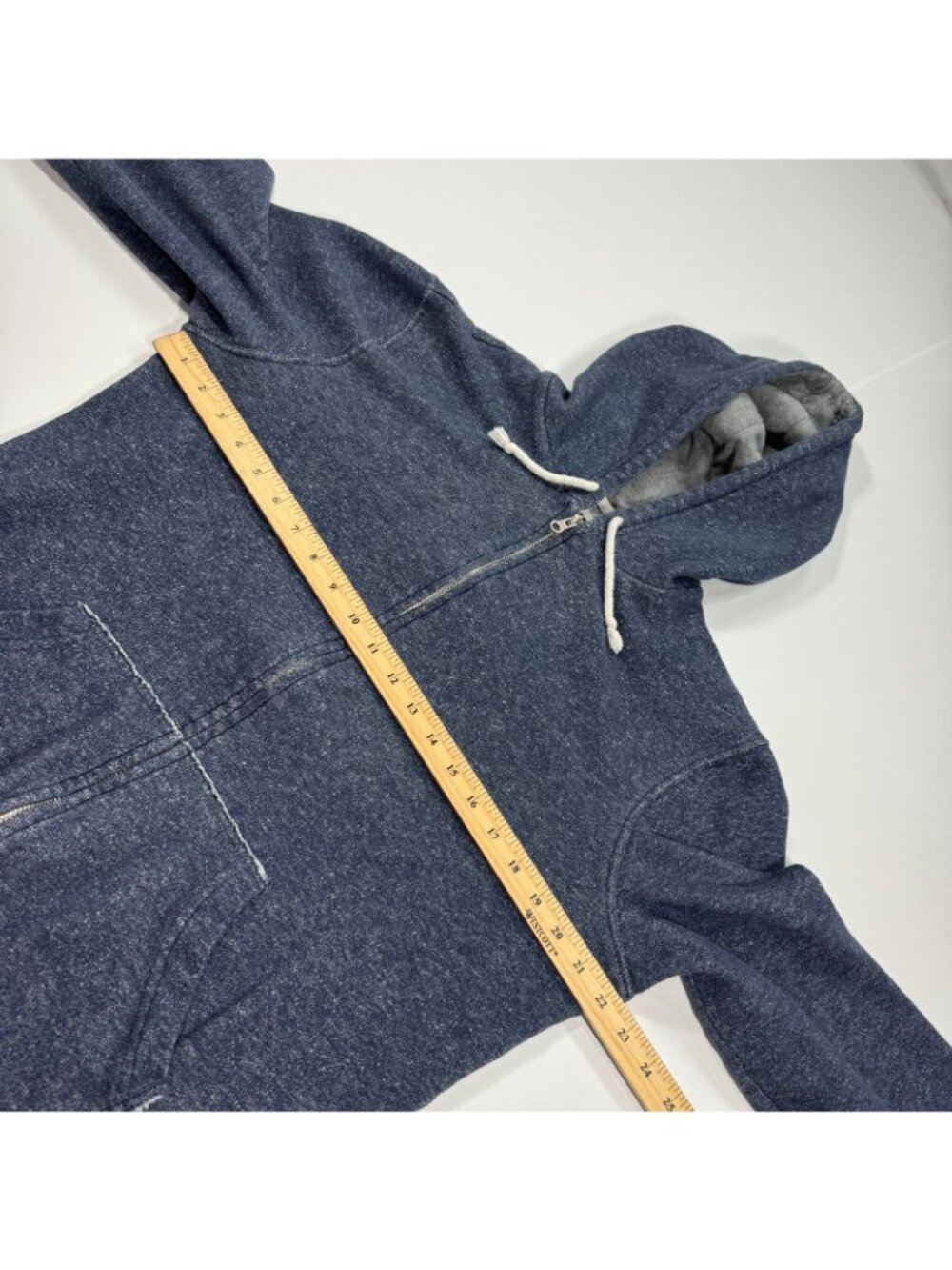 Urban Pipeline Hoodie Womens L Blue Cotton Fleece-Lined Full-Zip Gym Performance - Picture 11 of 12